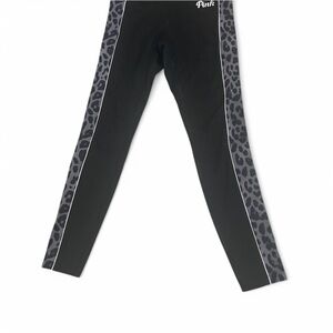 PINK Victoria's secret ultimate Leopard Print Leggings - Black and Gray